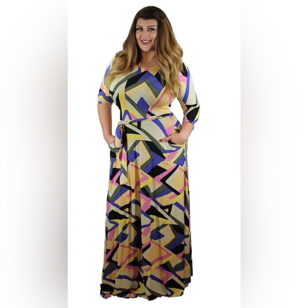 #40 Multi Maxi Dress